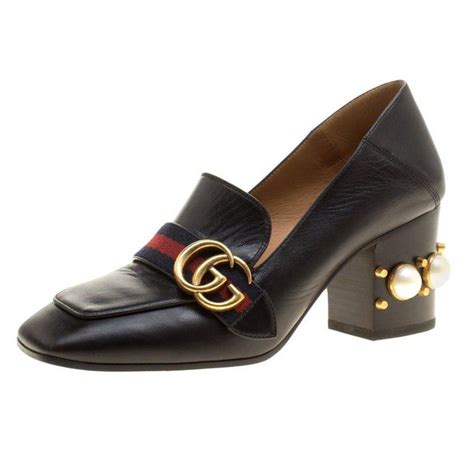 Gucci collapsible heel slippers